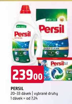 Persil 20-33 dávek vybrané druhy