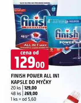 Finish Powerball All in 1 kapsle do myčky vybrané druhy