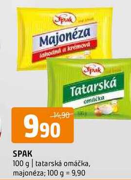 Spak tatarská omáčka majonéza 100 g 