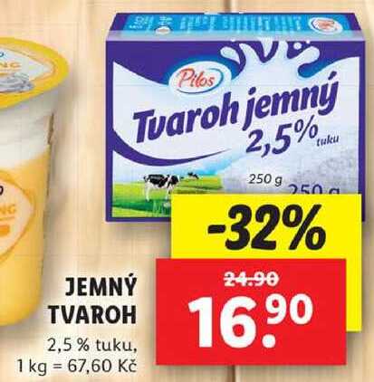 JEMNÝ TVAROH, 250 g