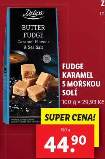 FUDGE KARAMEL S MOŘSKOU SOLÍ, 150 g