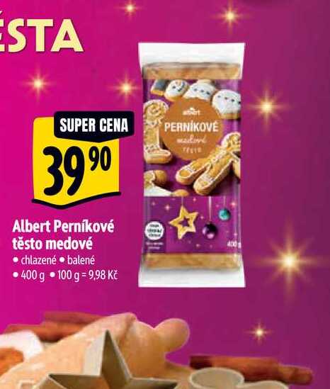  Albert Perníkové těsto medové  400 g