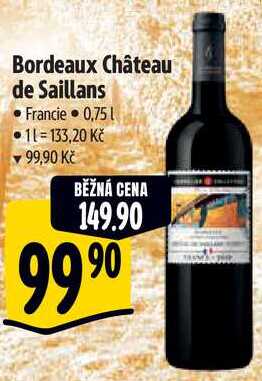 Bordeaux Château de Saillans, 0,75 l