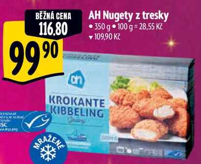 AH Nugety z tresky, 350 g