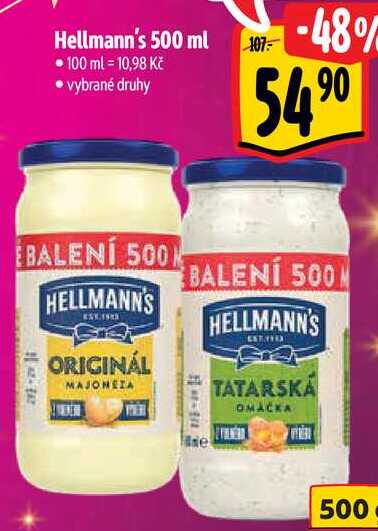 Hellmann's, 500 ml 