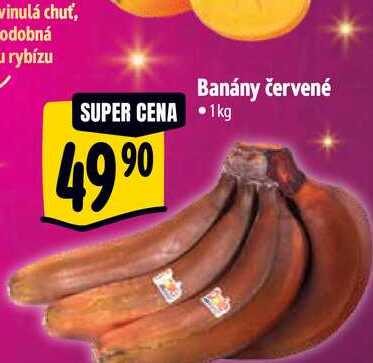  Banány červené  1 kg