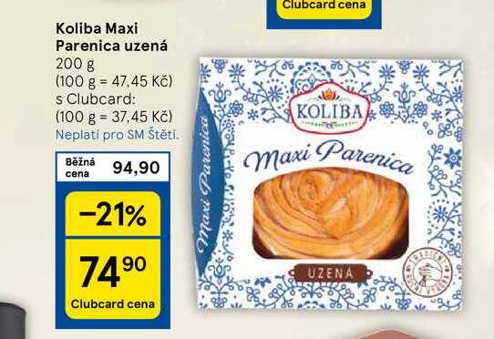 Koliba Maxi Parenica uzená, 200 g