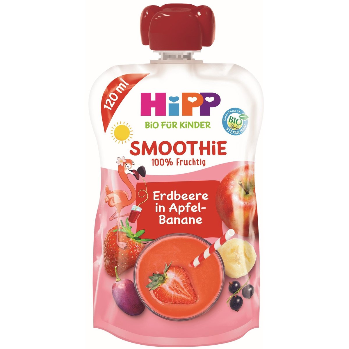 HiPP BIO Kapsička Smoothie jablko, banán a červené ovoce