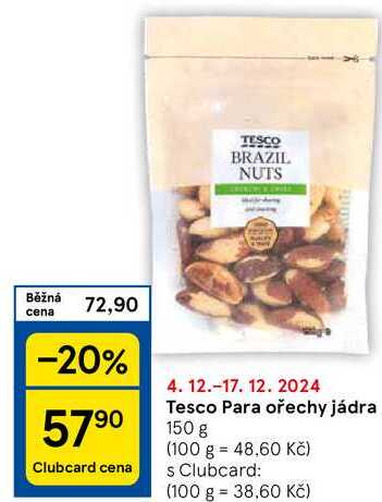 Tesco Para ořechy jádra, 150 g