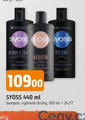 Syoss Šampon 440ml, vybrané druhy