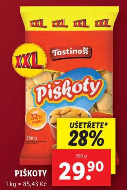 PIŠKOTY, 350 g