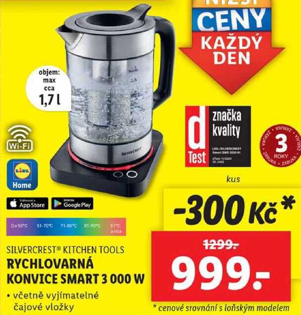 RYCHLOVARNÁ KONVICE SMART 3 000 W 