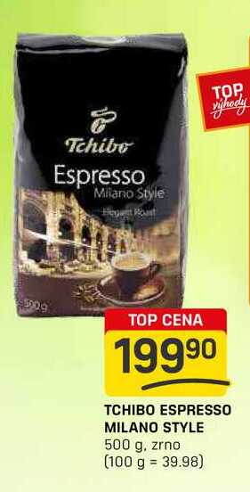 TCHIBO ESPRESSO MILANO STYLE 500 g, zrno