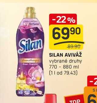 SILAN AVIVÁŽ vybrané druhy 770 - 880 ml 