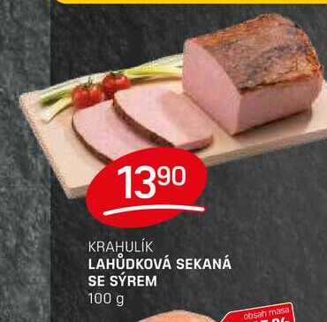 LAHŮDKOVÁ SEKANÁ SE SÝREM 100 g 