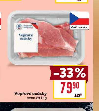 Vepřové ocásky cena za 1 kg