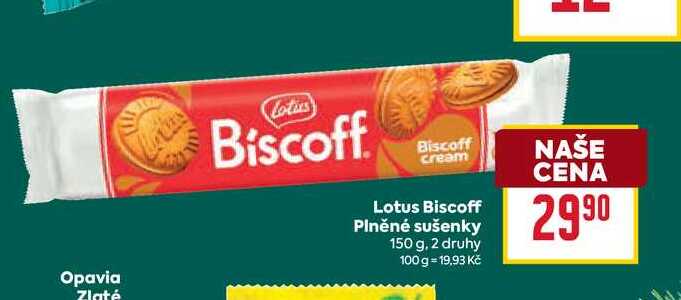 Biscoff Plněné sušenky 150 g