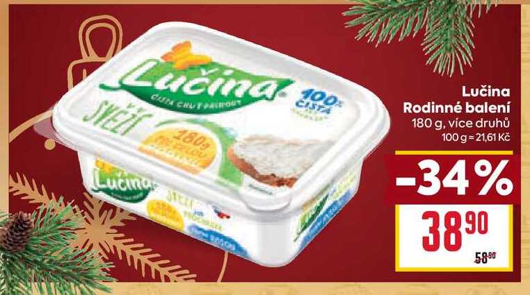 Lučina Rodinné balení 180 g