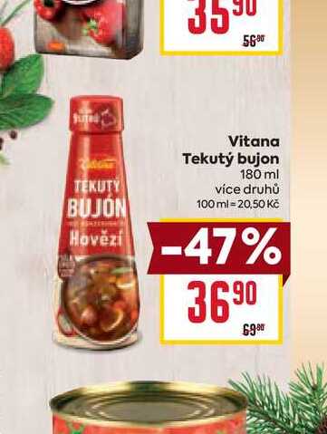 Vitana Tekutý bujon 180 ml  