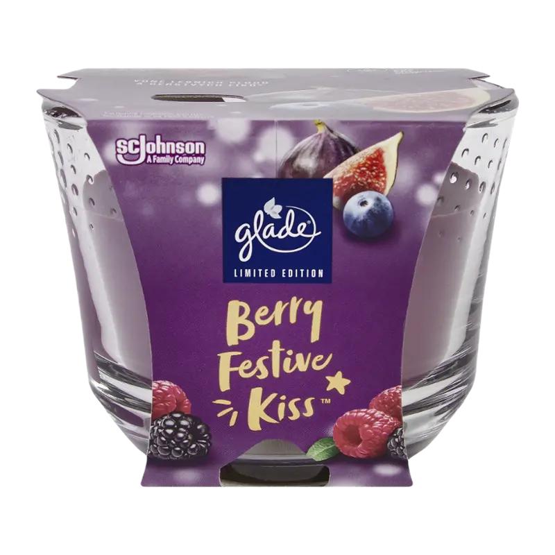 Glade Svíčka Maxi Berry Festive Kiss 204 g, 1 ks