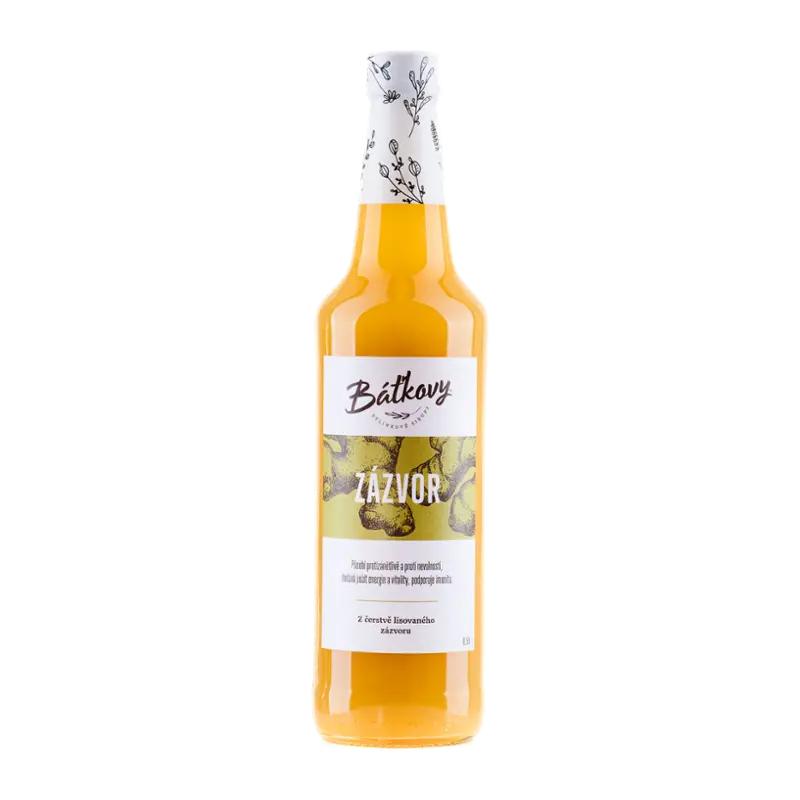 Báťkovy sirupy Zázvorový sirup, 500 ml