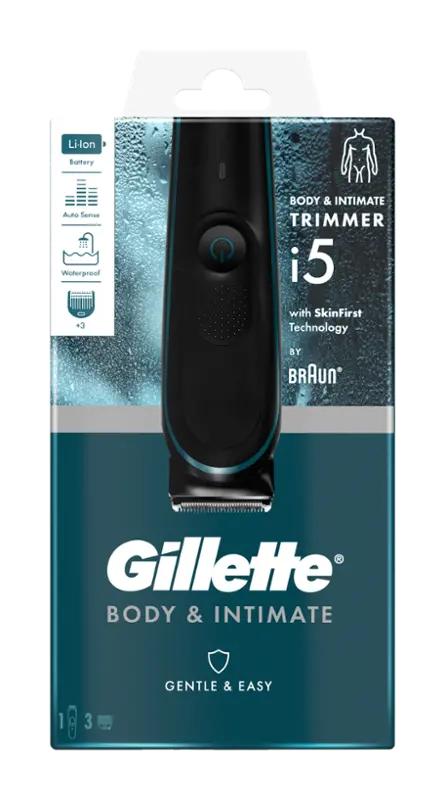 Gillette Zastřihovač Body & Intimate Trimmer i5, 1 ks