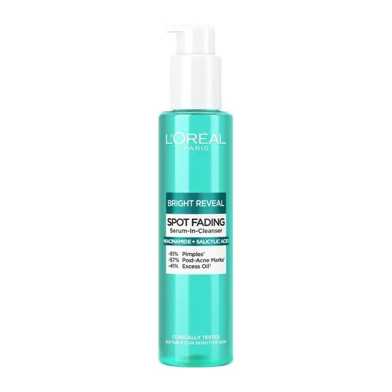 L'Oréal Čistící gel proti tmavým skvrnám Bright Reveal, 150 ml