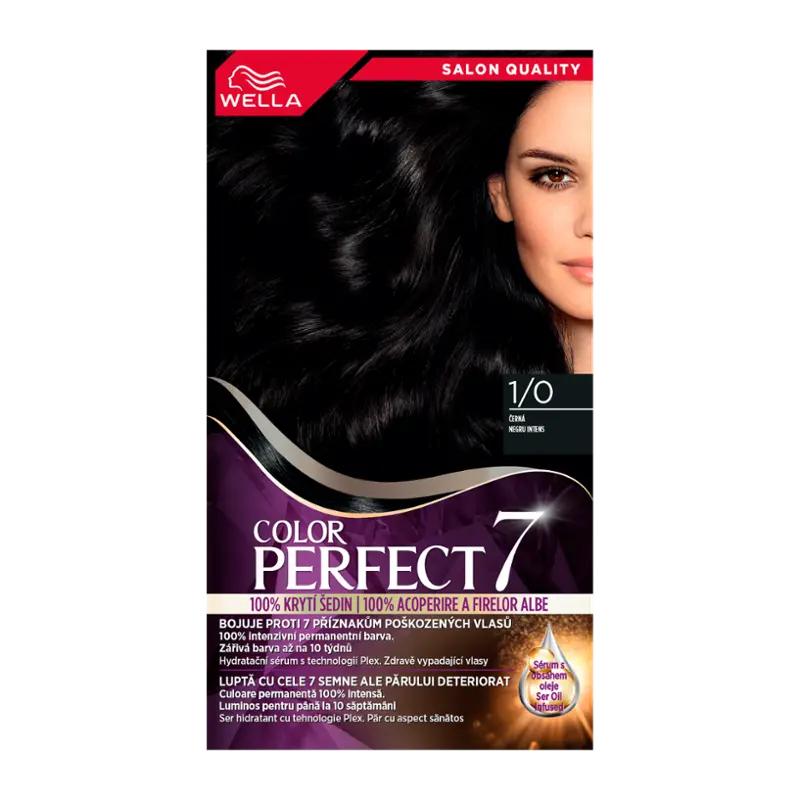 Wella Barva na vlasy Color Perfect 1/0 infinite black, 1 ks