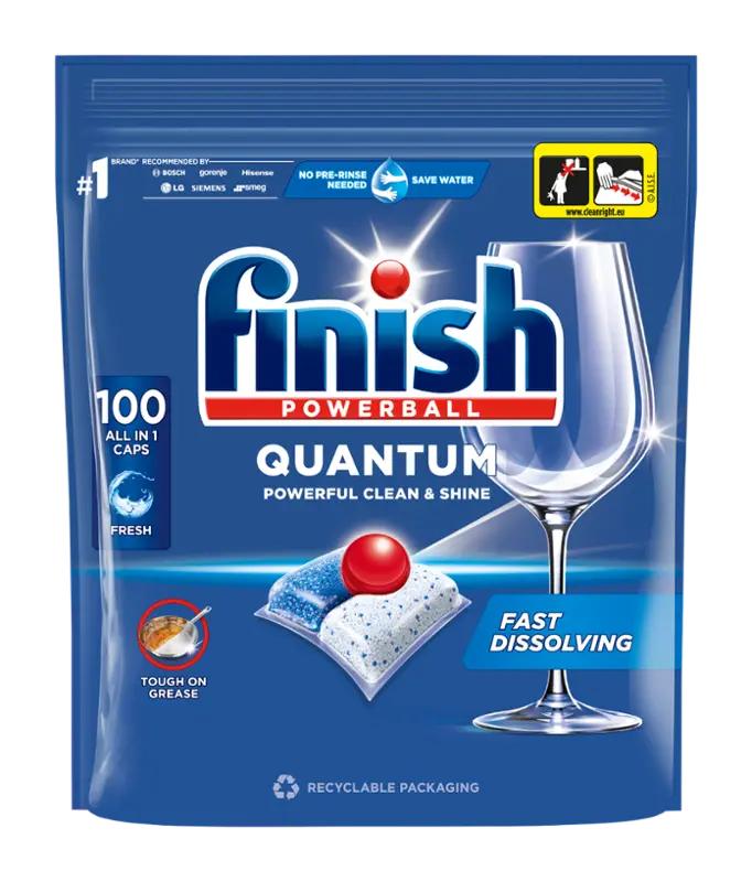 Finish Kapsle do myčky Quantum All in 1, 100 ks