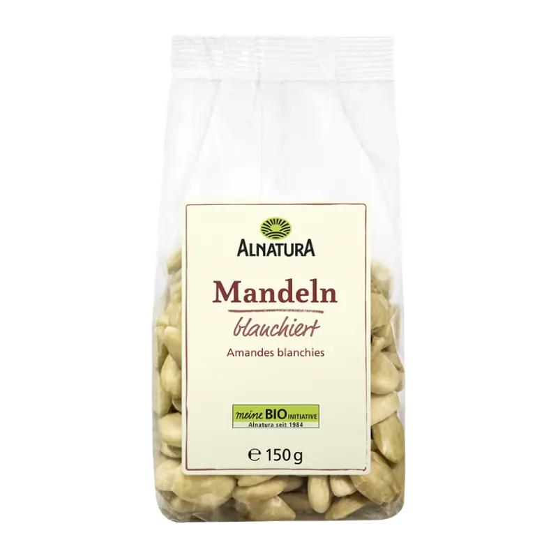 Alnatura BIO Mandle blanšírované, 150 g