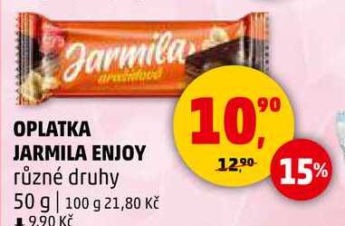 OPLATKA JARMILA ENJOY různé druhy, 50 g