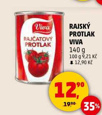 RAJSKÝ PROTLAK VIVA, 140 g