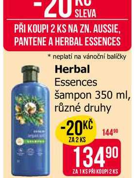 Herbal Essences šampon 350 ml, různé druhy 