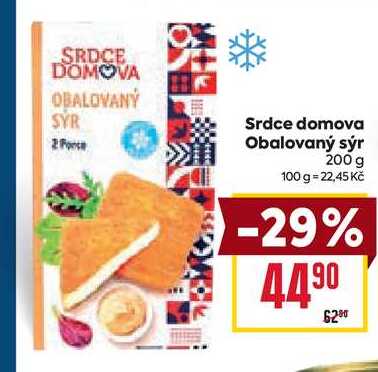 Srdce domova Obalovaný sýr 200 g