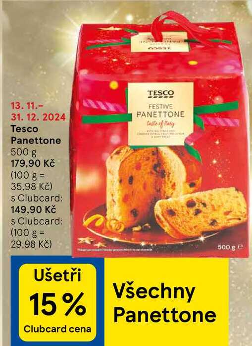 Tesco Panettone, 500 g