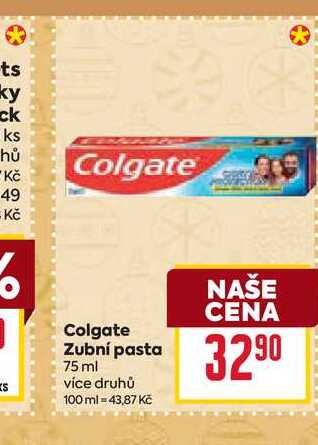 Colgate Zubní pasta 75 ml 