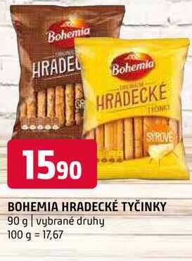 Bohemia hradecké Tyčinky 90g, různé druhy