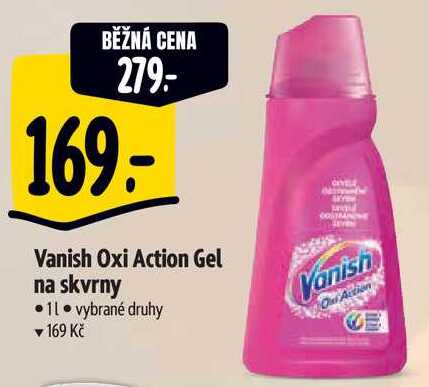 Vanish Oxi Action Gel na skvrny, 1 l