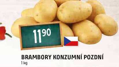 Brambory konzumní pozdní 1 kg