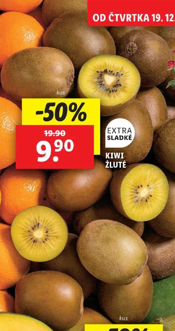 KIWI ŽLUTÉ, 1 ks