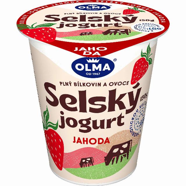 Selský jogurt různé druhy