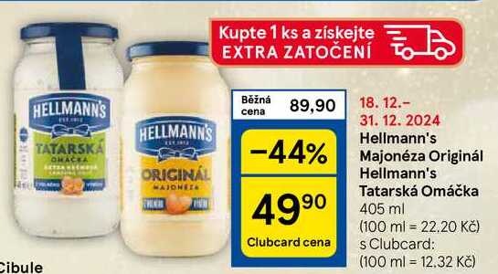 Hellmann's Tatarská Omáčka, 405 ml 