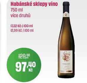 Habánské sklepy víno 750 ml 