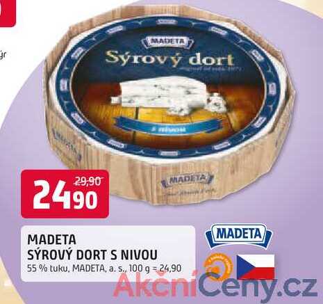 MADETA SÝROVÝ DORT S NIVOU 55% tuku, 100g