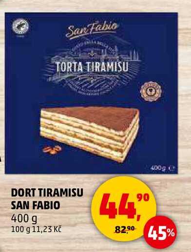 DORT TIRAMISU SAN FABIO, 400 g 