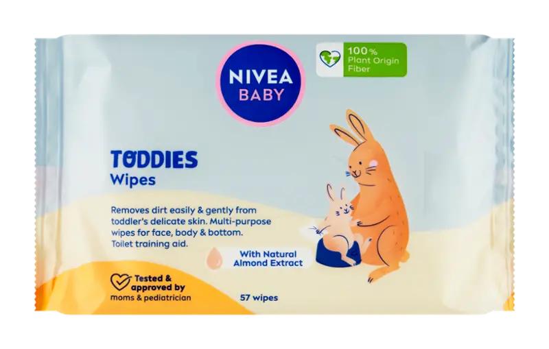 NIVEA Baby Multifunkční ubrousky Toddies, 57 ks