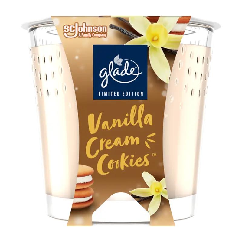 Glade Svíčka Vanilla Cream Cookies, 1 ks