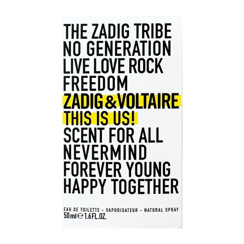 ARCHIV Zadig Voltaire This Is Us toaletní voda pro ženy, 50 ml
