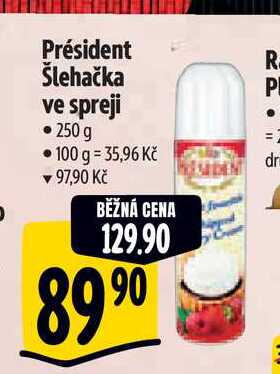 Président Šlehačka ve spreji   250 g  