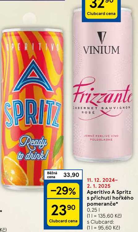 Aperitivo A Spritz s příchutí hořkého pomeranče, 0.25 l